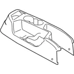 DT1Z61045A36AA - Body: Console Base for Ford: Transit Connect Image