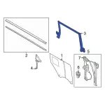 M2DZ7825767D - : 2021-2024 Ford Bronco - Window Channel for Ford: Bronco Image
