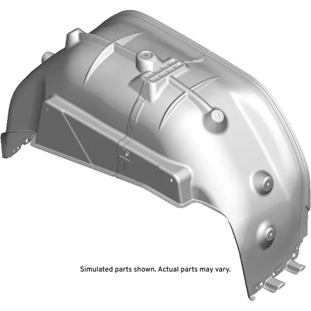 84868529 - : Wheelhouse Liner for GMC: Sierra 2500 HD, Sierra 3500 HD Image