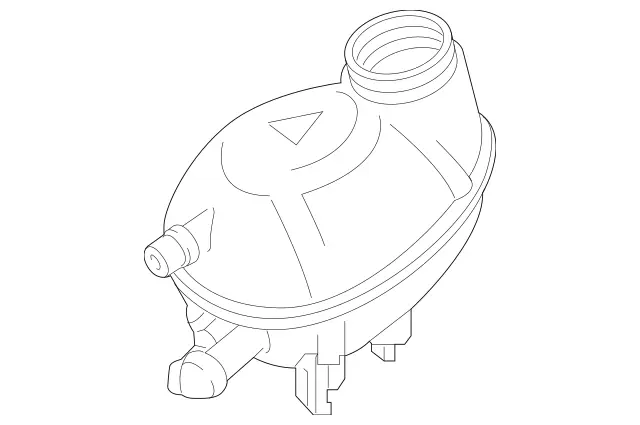 2055000049 - Radiator: Expansion Reservoir for Mercedes-Benz: AMG GT 43, AMG GT 53, C350e, C400, C43 AMG, C450 AMG, CLS450, CLS53 AMG, E300, E350, E400, E43 AMG, E450, E53 AMG, GLC300, GLC43 AMG Image image