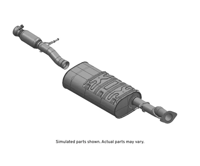 84964236 - : Muffler &amp; Pipe Assembly for GM Image