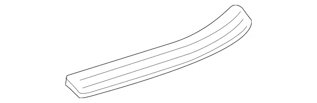 2046800335 - Trim: Rail for Mercedes-Benz: C250, C300, C350, GLK250, GLK350 Image image