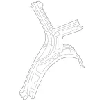 2516306216 - Side Panels: Reinforcement for Mercedes-Benz Image