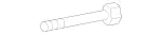 304017010051 - Engine Suspension: Hexagon Head Bolt for Mercedes-Benz Image