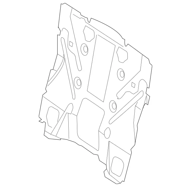 2096400560 - Body: Partition Panel for Mercedes-Benz Image