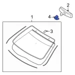 7E5Z19A548A - Body: Compass for Ford: Fusion | Mercury: Milan Image