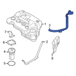 NZ6Z9034B - Fuel System: Filler Pipe for Ford Image