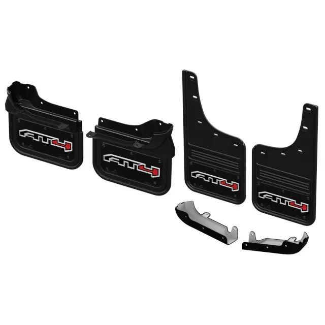 19435162 - Exterior: No-Drill Gatorback Mud Flap Kit for GMC: Sierra 2500 HD, Sierra 3500 HD Image