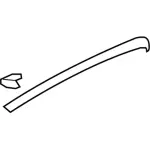 AG1Z54239A00CC - Body: Trim Molding for Ford: Taurus Image