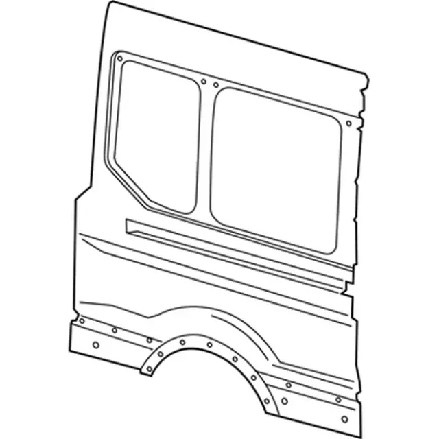 BK3Z61279D46A - Body: Side Panel for Ford: Transit-150, Transit-250, Transit-350, Transit-350 HD Image