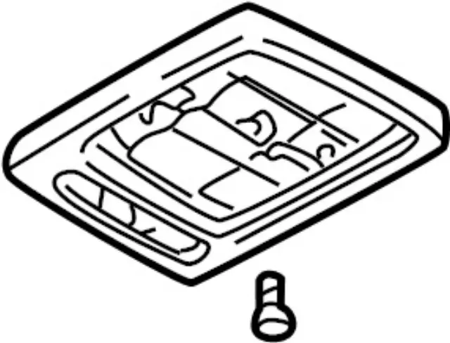 264102Y00A - : Overhead Lamp for INFINITI: I30, I35 Image