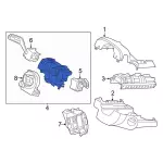 NZ6Z3F791CA - Steering: Switch Housing for Ford: Maverick Image