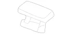 22088003059960 - Body: Trim Cover for Mercedes-Benz Image