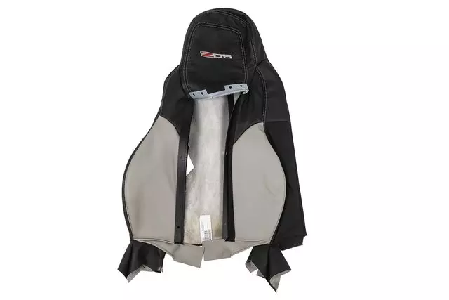 Ebony and Light Titanium Passenger Seat Back Coverr - GM (19293172)