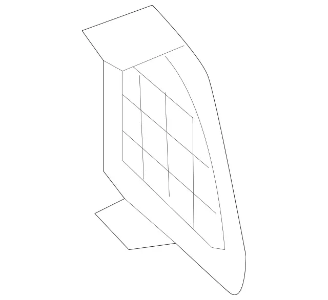 2308854053 - Attachment Parts: Grille for Mercedes-Benz: SL500, SL55 AMG, SL550, SL600, SL63 AMG, SL65 AMG Image image