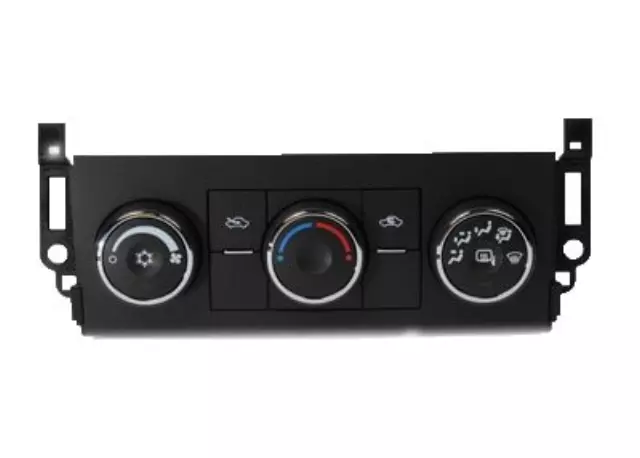 Heating and Air Conditioning Control Panel with Heated Mirror Switch - GM (20787117)