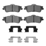 1551135201 - : DFC 5000 Advanced Pads - Ceramic and Hardware Kit for DYNAMIC FRICTION Image