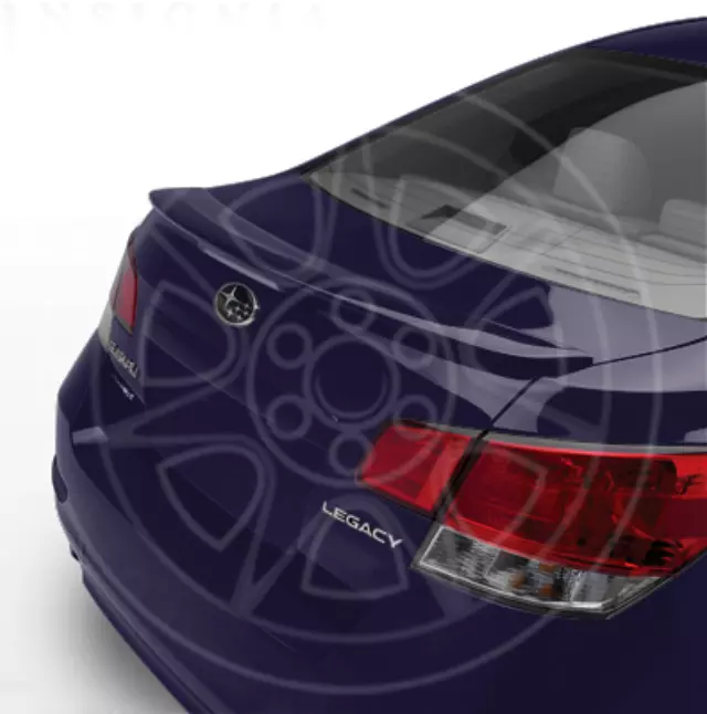 E721SAJ000B8 - Exterior: Trunk Lip Spoiler - Indigo Blue Pearl for Subaru: Legacy Image