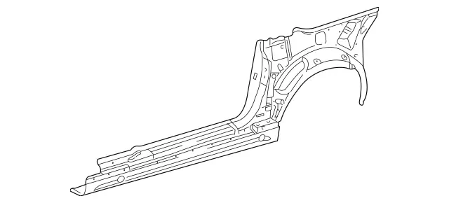 1706301401 - Body: Rocker Panel Assembly for Mercedes-Benz Image