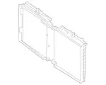 1675041800 - Radiator: Supporting Frame for Mercedes-Benz Image