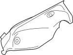 165901MB0B - : Upper Shield for Infiniti Image
