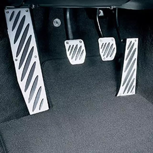 Performance Aluminum Pedal Covers Set  - Automatic/Sport Auto Transmission - BMW (35-00-2-213-212)
