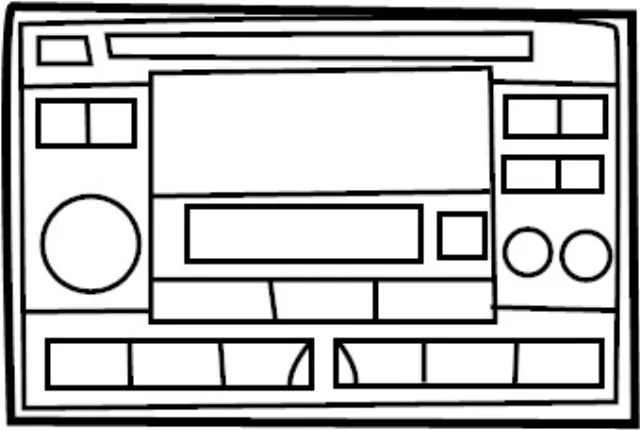 281881W303 - Body: Radio for INFINITI: QX4 Image