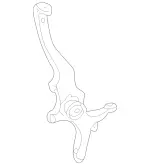 2103302520 - : Steering Knuckle for Mercedes-Benz Image