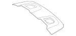 20569092069J24 - Body: Trim Cover for Mercedes-Benz Image