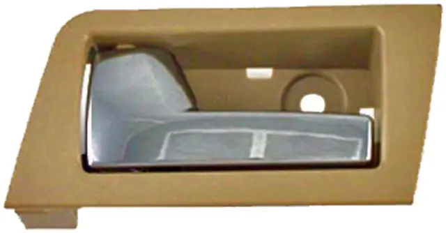 81766 - Body: Interior Door Handle - Rear Left - Camel(Beige)+Chrome for Dorman Image
