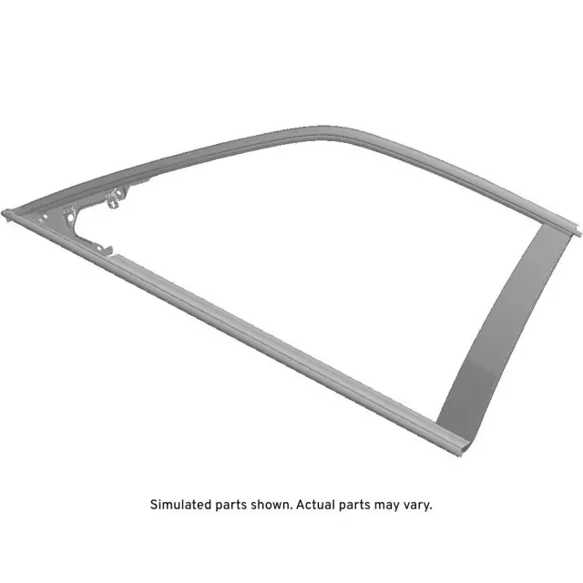 22798071 - : Front Driver Side Door Window Reveal Molding for Cadillac: DeVille, DTS Image