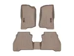 45131314 - : Tan FloorLiner™ DigitalFit®, Front &amp; 2nd Row for WeatherTech Image