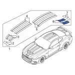 PR3Z7620000CA - Body: Stripe for Ford: Mustang Image