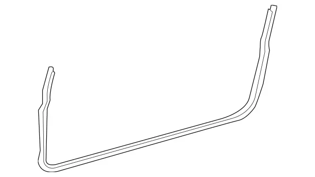 2307200354 - Front Doors: Seal for Mercedes-Benz: SL500, SL55 AMG, SL550, SL600, SL63 AMG, SL65 AMG Image image