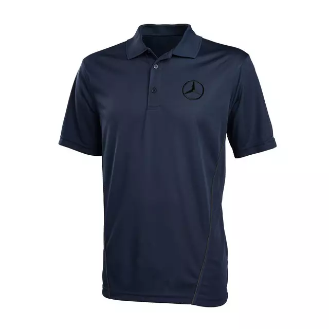 144519203 - : Mer Mens Cutter And Buck Clique Ice Polo for Mercedes-Benz Image