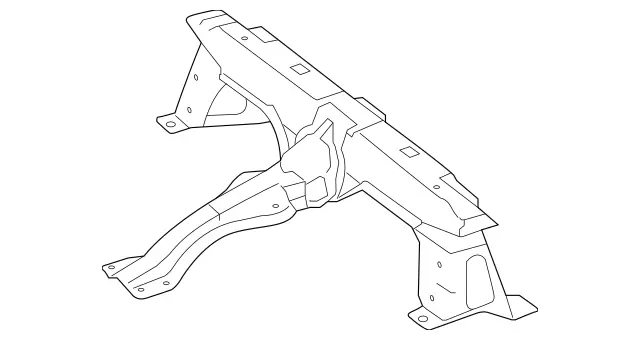 1646100720 - Substructure: Crossmember for Mercedes-Benz: GL320, GL350, GL450, GL550, GL63 AMG, GLS350d, GLS450, GLS550, GLS63 AMG Image image