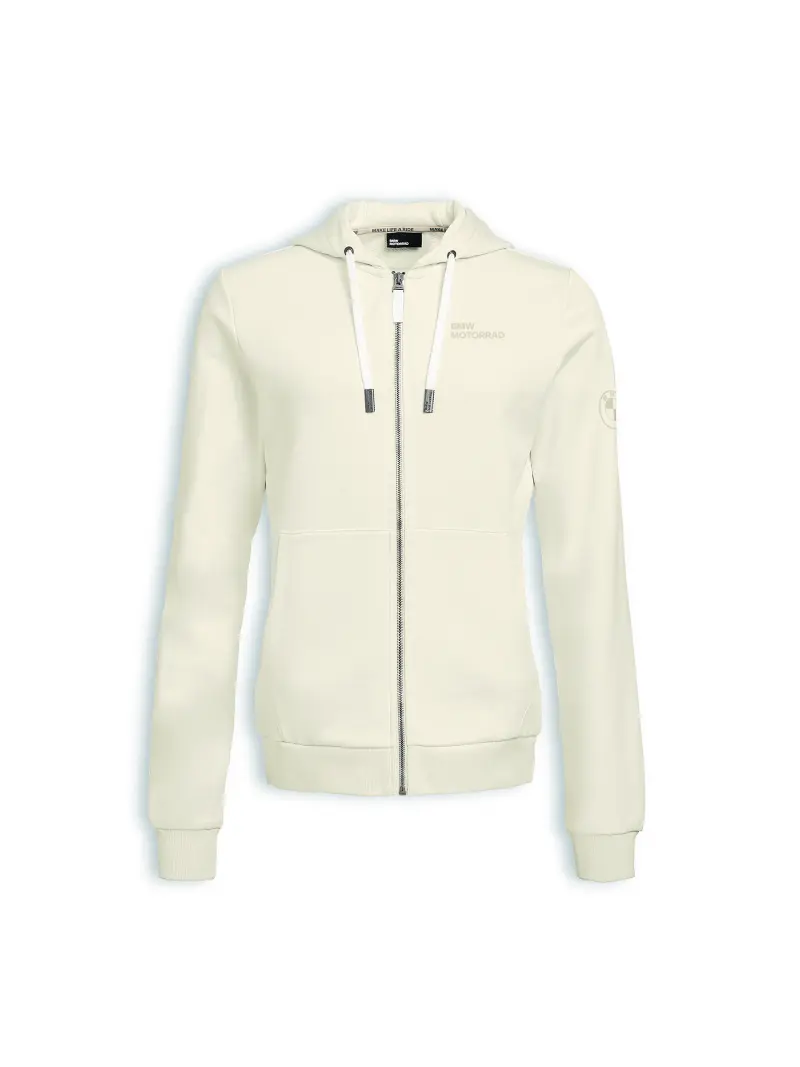 WOMENSHOODIEMAKELIFEARIDEOFFWHITE2025 - : Womens Make Life a Ride Hoodie - Off White for BMW-Motorrad Image