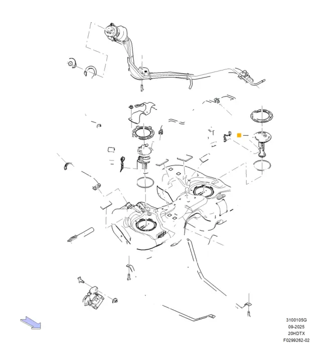 8U5Z9C268B - Fuel System: Locking Fuel Plug for Ford Image