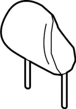 864005NB0A - Body: Headrest for INFINITI: QX50 Image