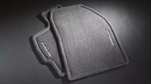 2014-2015 Toyota Front & Rear Carpet Floor Mats Black Prius - Toyota (PT9264714020)