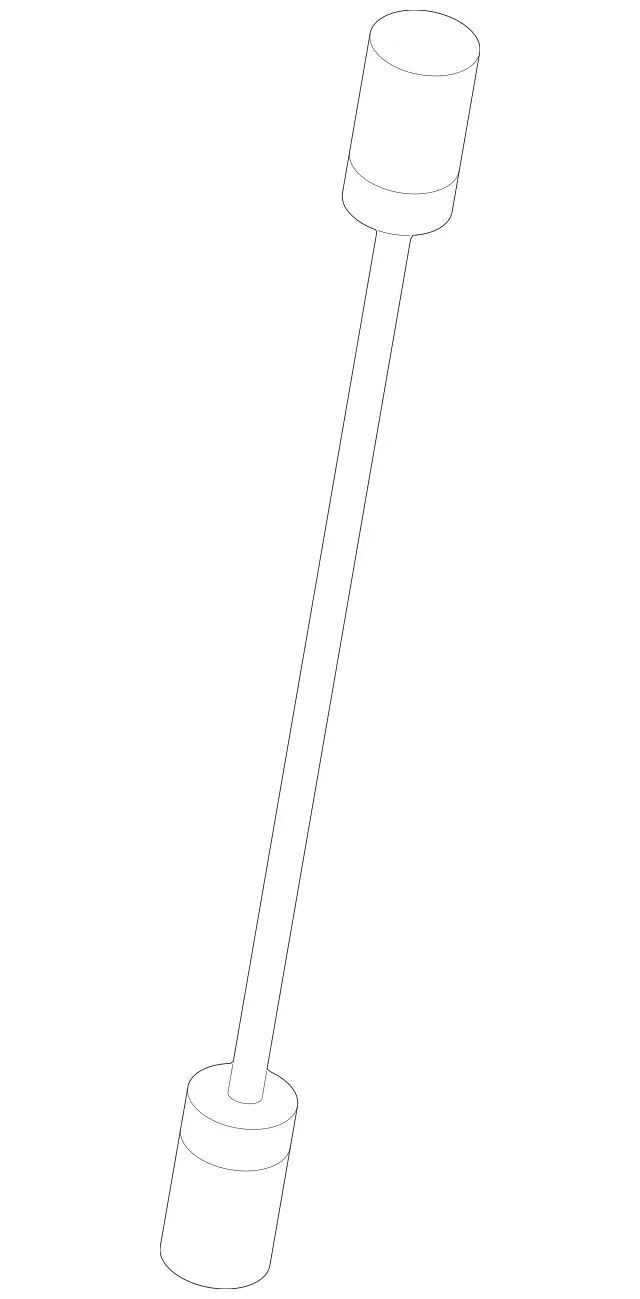 167420200064 - Brakes: Brake Hose for Mercedes-Benz: GLE350, GLE450, GLE450e, GLE53 AMG, GLE580, GLE63 AMG S, GLS450, GLS580, GLS63 AMG, Maybach GLS600 Image image