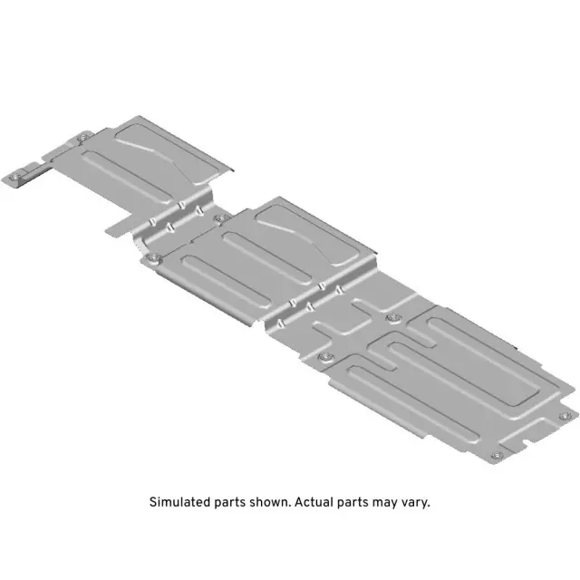 15214283 - Body: Floor Pan Heat Shield for Chevrolet: Silverado 1500, Silverado 1500 LD, Silverado 2500 HD, Silverado 3500 HD | GMC: Sierra 1500, Sierra 1500 Limited, Sierra 2500 HD, Sierra 3500 HD Image
