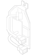 2468880014 - Attachment Parts: Holder for Mercedes-Benz Image