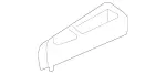 22172001898M00 - : Cover Plate for Mercedes-Benz Image