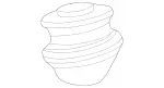 203240061764 - : Rubber Bushing for Mercedes-Benz: C230 Image