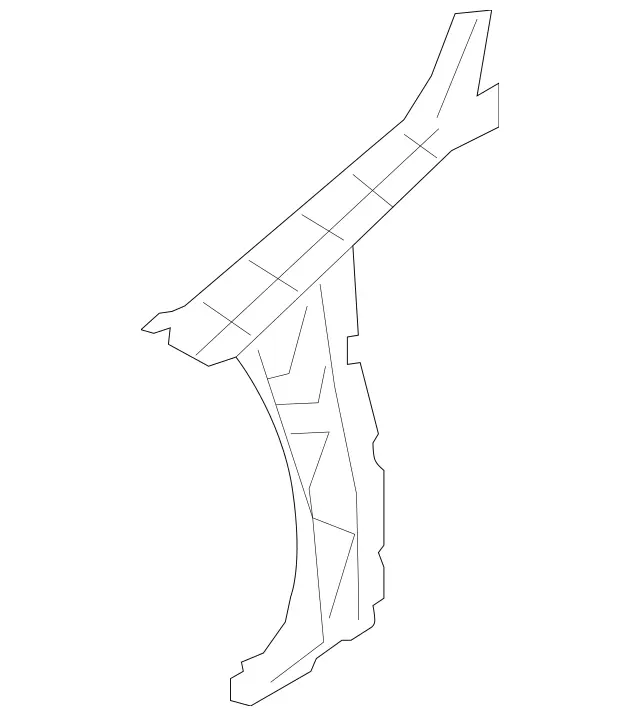 2388803500 - Attachment Parts: Bumper Lateral Support for Mercedes-Benz: E400, E450, E53 AMG Image image