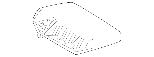 2039200222 - Rear Seat Bench: Cushion Frame for Mercedes-Benz: C230, C240, C280, C32 AMG, C320, C350, C55 AMG Image image