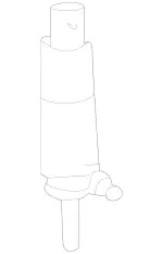 2108691121 - Windshield Washer, Emergency Equipmt: Washer Pump for Mercedes-Benz: 180C, 250, 300S, C230, C240, C32 AMG, C320, CL500, CL55 AMG, CL550, CL600, CL63 AMG, CL65 AMG, CLK320, CLK350, CLK430, CLK500, CLK55 AMG, CLK550, CLK63 AMG, CLS500, CLS55 AMG, CLS550, CLS63 AMG, E320, E420, E430, E500, E55 AMG, G500, G55 AMG, G550, G550 4x4, G580, G63 4x4 Squared AMG, G63 AMG, G65 AMG, ML320, ML430, ML55 AMG, S350, S400, S430, S500, S55 AMG, S550, S600, S63 AMG, SL500, SL55 AMG, SL550, SL600, SL63 AMG, SL65 AMG, SLK230, SLK280, SLK300, SLK320, SLR McLaren, SLS AMG, Sprinter 2500, Sprinter 3500 Image