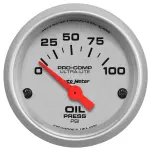 4327 - : GAUGE, OIL PRESSURE, 2 1/16", 100PSI, ELECTRIC, ULTRA-LITE for AutoMeter Image