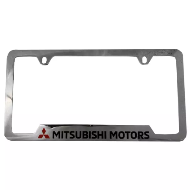 MZ315277 - Exterior: License Plate Frame, Chrome for Mitsubishi: Eclipse Cross, Outlander, Outlander PHEV Image